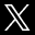 X (Twitter) social platform icon